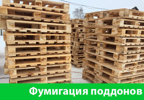 Фумигация поддонов в городе Орёл